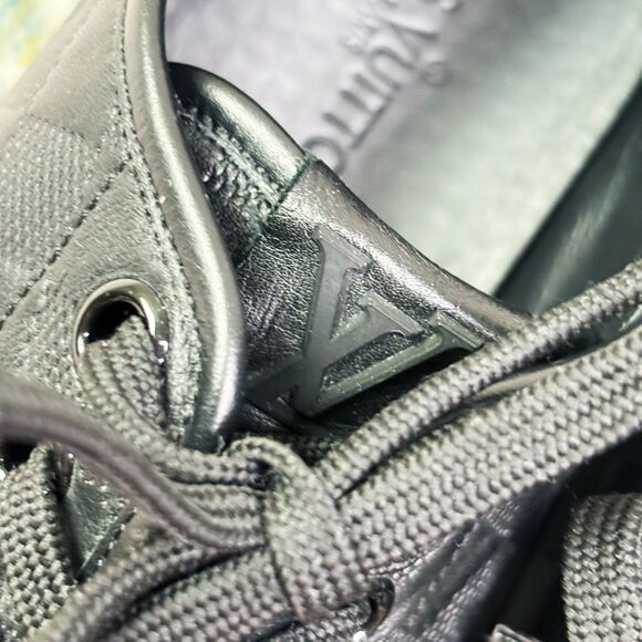 Louis Vuitton Black Leather Low Top - Picture 5 of 11